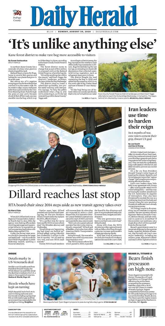 The Saturday, August 29, 2026 e-edition is ready. Click here to read!