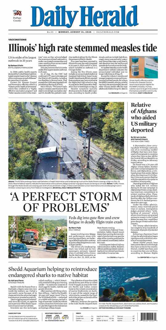 The Monday, August 31, 2026 e-edition is ready. Click here to read!