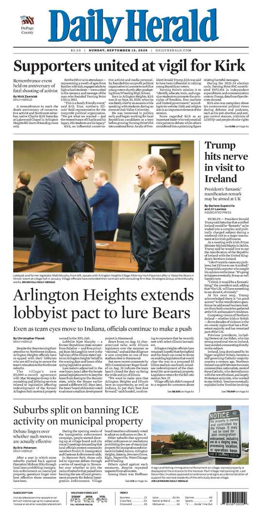 The Sunday, September 13, 2026 e-edition is ready. Click here to read!