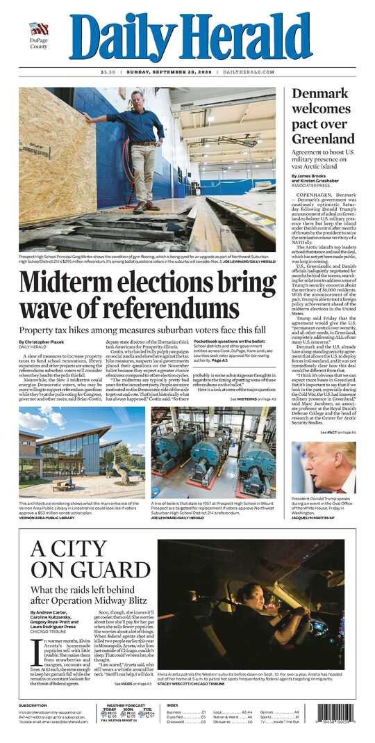 The Sunday, September 20, 2026 e-edition is ready. Click here to read!