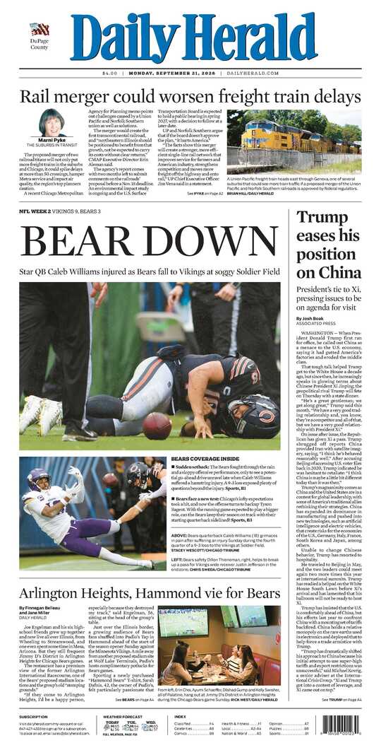 The Monday, September 21, 2026 e-edition is ready. Click here to read!