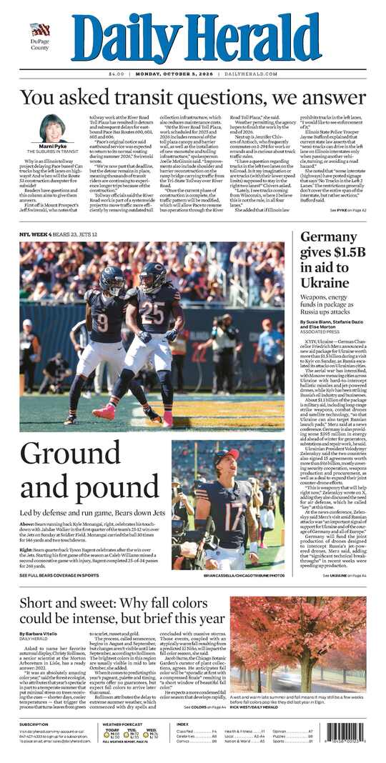 The Sunday, October 4, 2026 e-edition is ready. Click here to read!