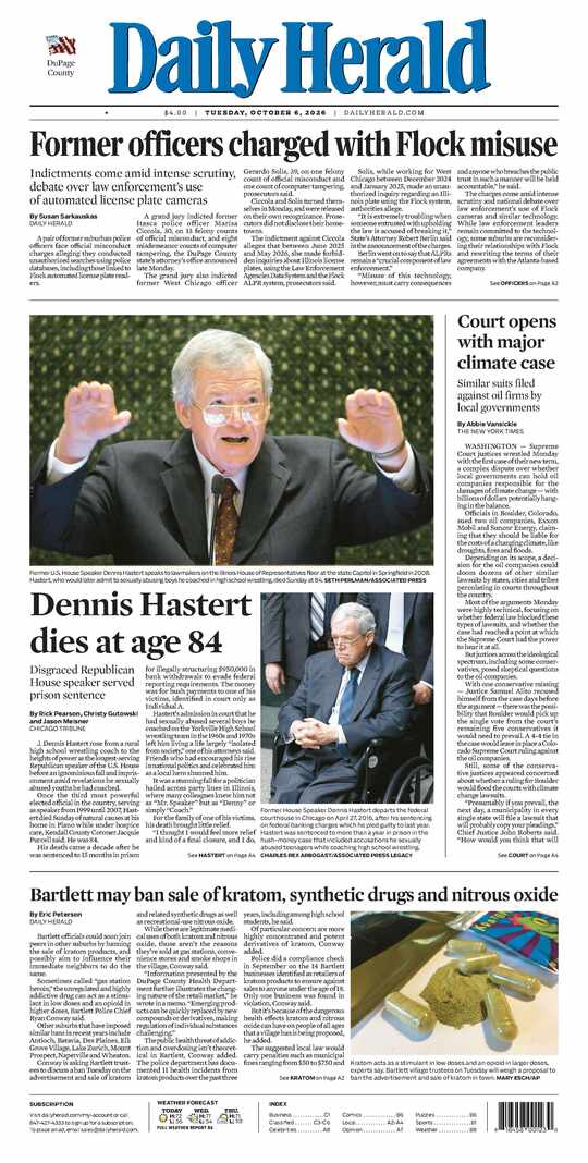 The Monday, October 5, 2026 e-edition is ready. Click here to read!