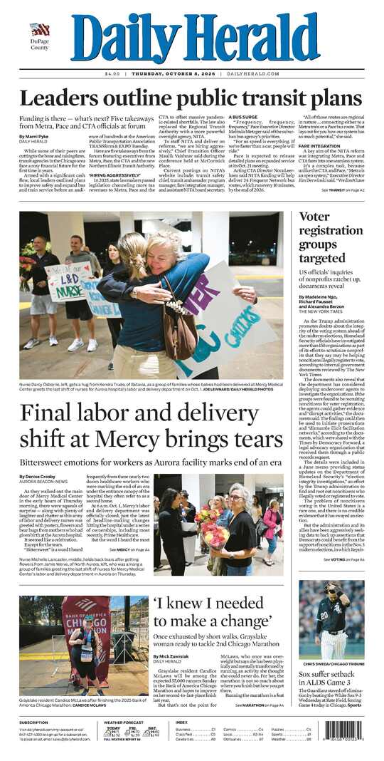 The Wednesday, October 7, 2026 e-edition is ready. Click here to read!