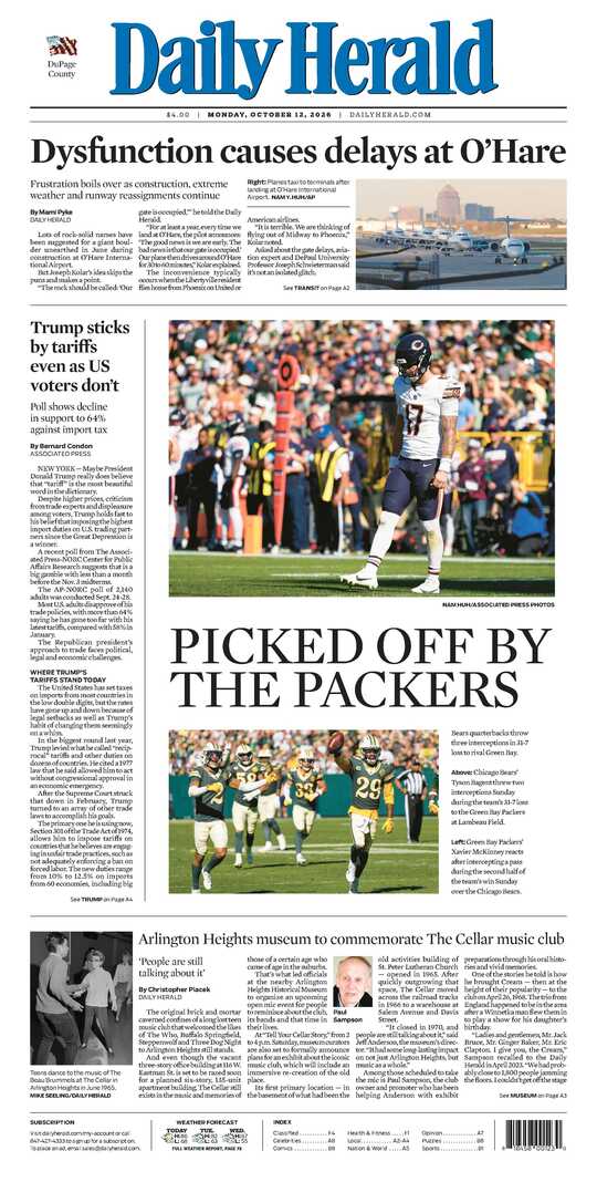 The Monday, October 12, 2026 e-edition is ready. Click here to read!