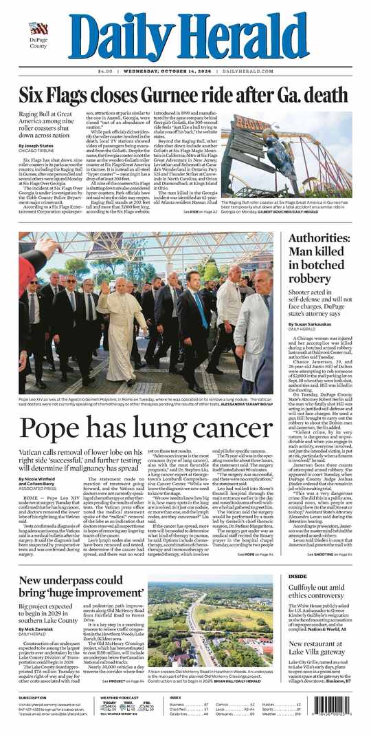 The Tuesday, October 13, 2026 e-edition is ready. Click here to read!