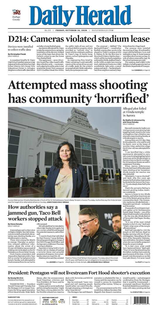The Friday, October 16, 2026 e-edition is ready. Click here to read!