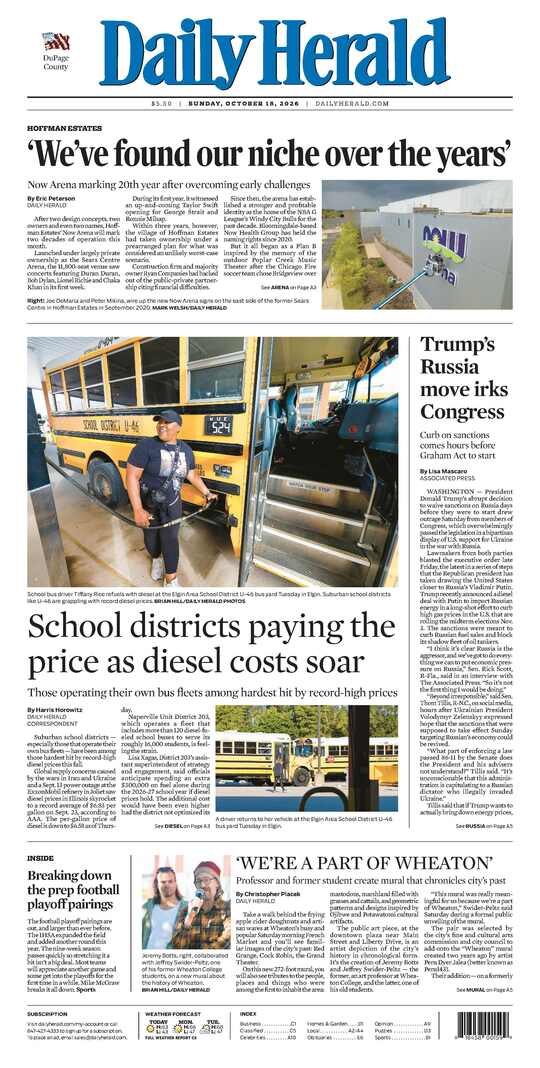 The Sunday, October 18, 2026 e-edition is ready. Click here to read!